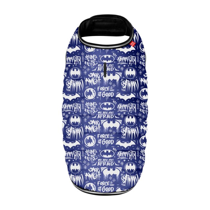 Collar WAUDOG Clothes курточка-накидка для собак, розмір XXS, малюнок Бетмен біло-блакитний