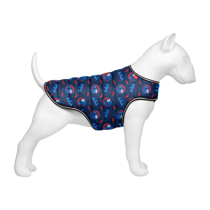 Collar WAUDOG Clothes курточка-накидка для собак, розмір XXS, малюнок Бетмен червоно-блакитний