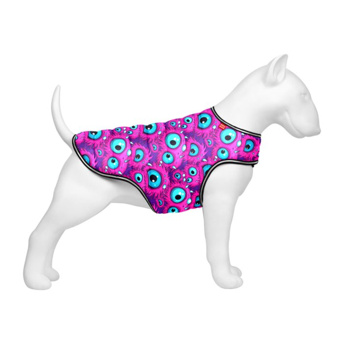 Collar WAUDOG Clothes курточка-накидка для собак, размер XXS, рисунок Глаз монстра