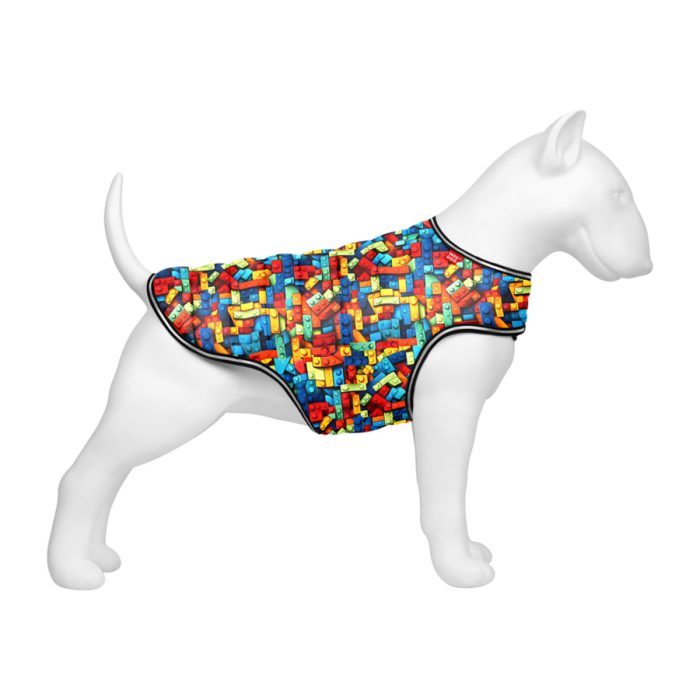 Collar WAUDOG Clothes курточка-накидка для собак, размер XXS, рисунок Блоки