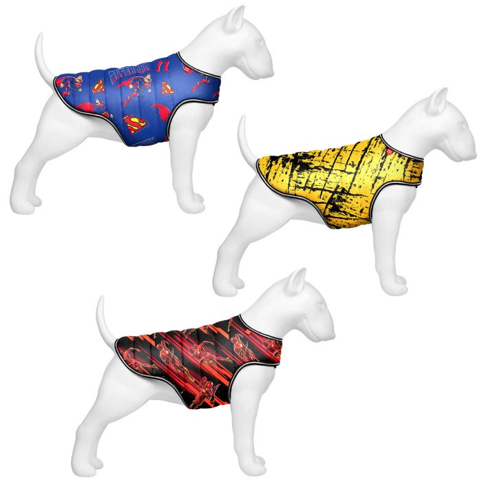 Collar WAUDOG Clothes курточка-накидка для собак, розмір XXS, малюнок Супермен червоний