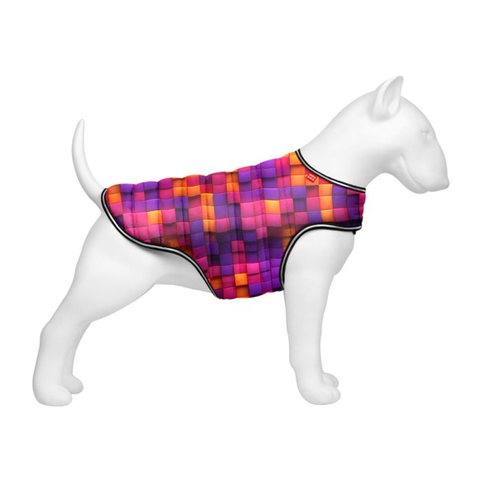 Collar WAUDOG Clothes курточка-накидка для собак, размер XXS, рисунок Кубы 3Д