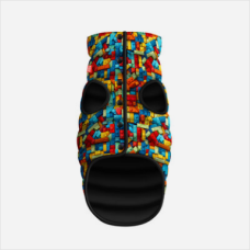 Collar WAUDOG Clothes куртка для собак, розмір XS 22, малюнок Блоки