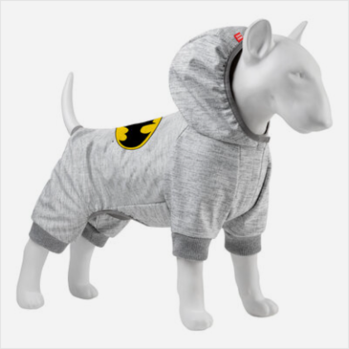 Collar WAUDOG Clothes комбінезон для собак, розмір S 40, софтшелл, малюнок Бетмен лого