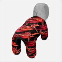 Collar WAUDOG Clothes комбинезон для собак, размер XS 22, рисунок Скорость Флэша