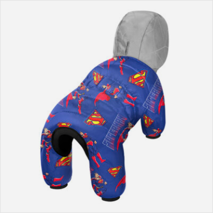 Collar WAUDOG Clothes комбинезон для собак, размер XS 22, рисунок Сила Супермена