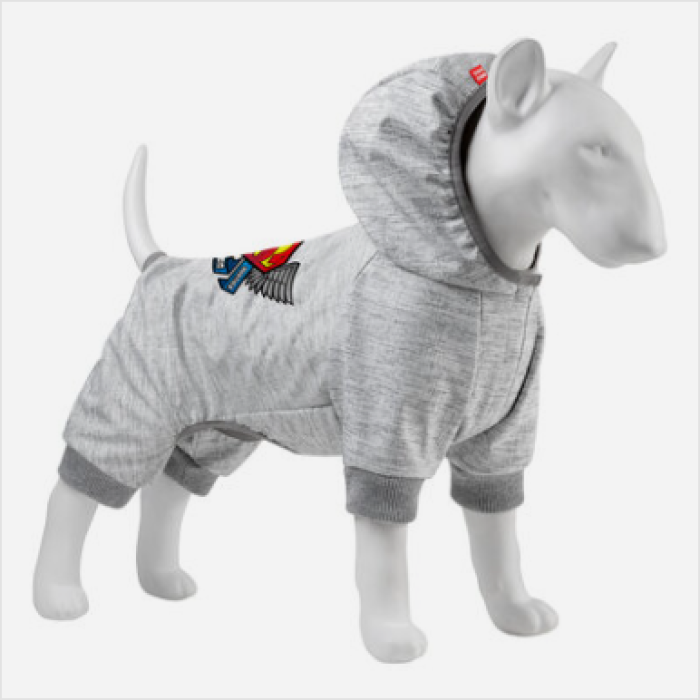 Collar WAUDOG Clothes комбинезон для собак, размер S 30, софтшелл, рисунок Супермен