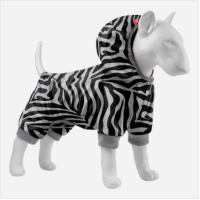Collar WAUDOG Clothes комбинезон для собак, размер XS 22, софтшелл, рисунок Зебра