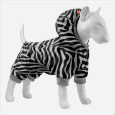 Collar WAUDOG Clothes комбінезон для собак, розмір XS 22, софтшелл, малюнок Зебра