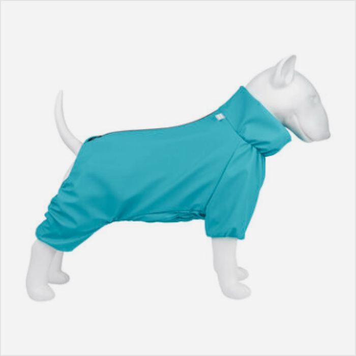 Collar WAUDOG Clothes дождевик для собак, размер XS 25, цвет голубой
