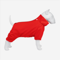 Collar WAUDOG Clothes дождевик для собак, размер XS 30, цвет красный
