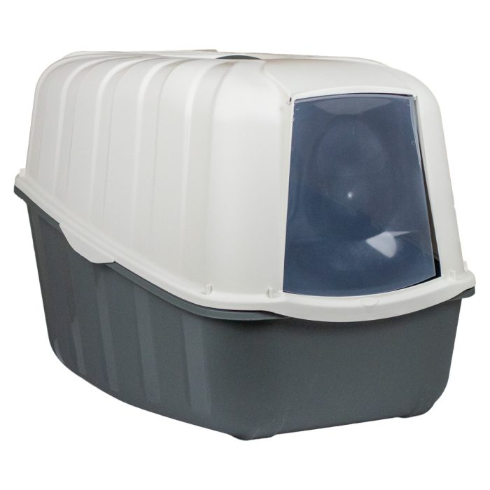 MPS Komoda туалет-будиночок для котів, Recycled, з фільтром, чорний, 54х39х40 см