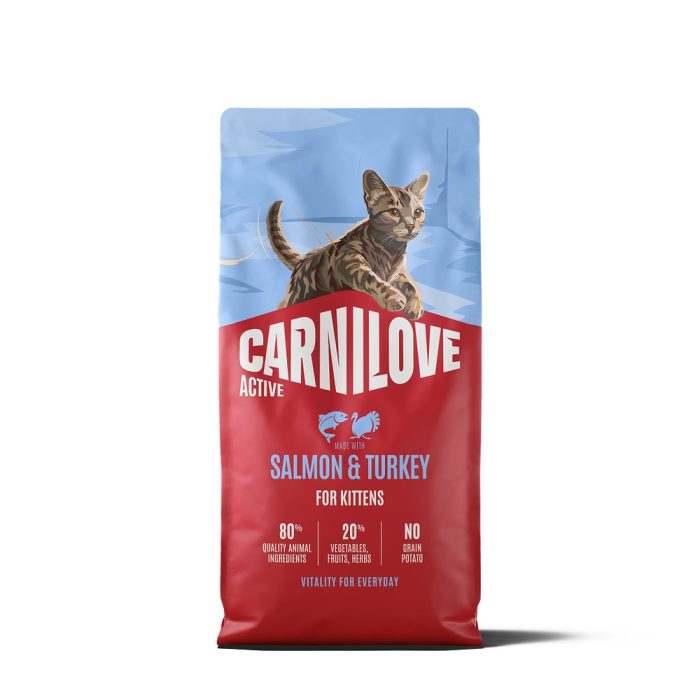 Carnilove Active Salmon & Turkey Kitten сухий корм для кошенят (лосось, індичка) 6 кг