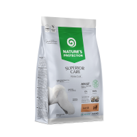 Сухой корм Nature's Protection Superior Care White Dogs для взрослых собак малых пород, ягненок, 1.5 кг