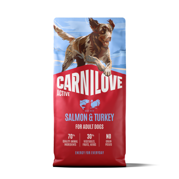 Carnilove Active Salmon & Turkey сухий корм для собак (лосось, індичка) 12 кг