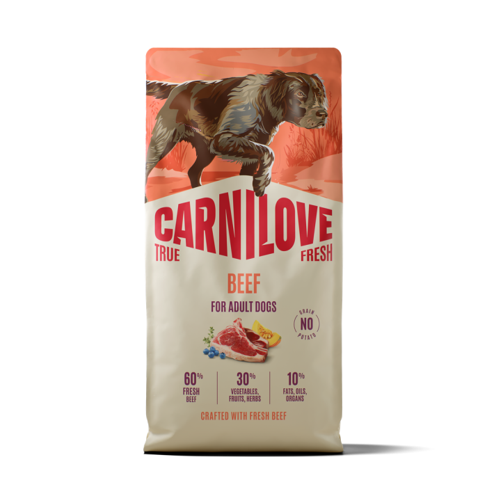 Carnilove True Fresh Beef сухий корм для собак (яловичина) 4 кг