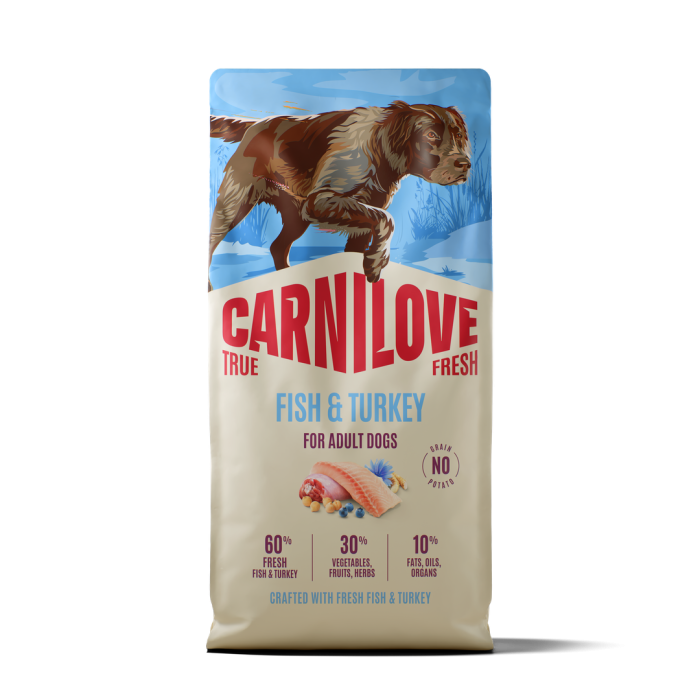 Carnilove True Fresh Fish & Turkey сухий корм для собак (риба, індичка) 1,5 кг