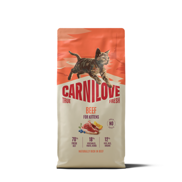 Carnilove True Fresh Beef Kitten сухий корм для кошенят (яловичина) 400 г