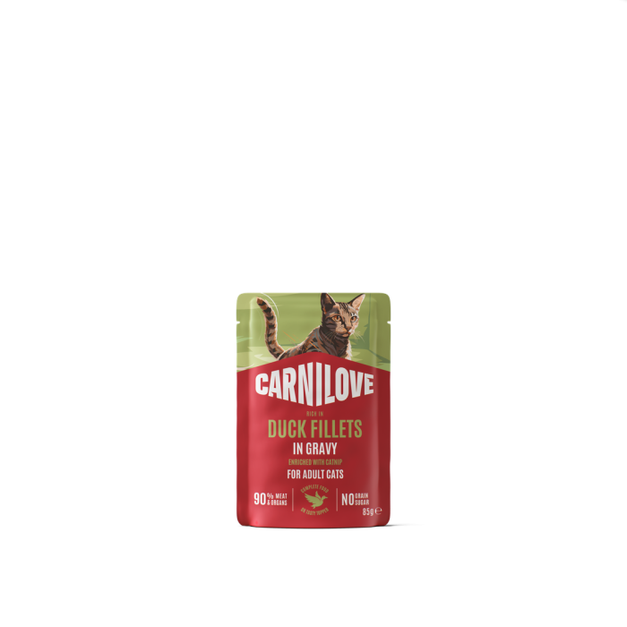 Carnilove Gravy Duck with Catnip вологий корм для котів (качка, індичка) 85 г