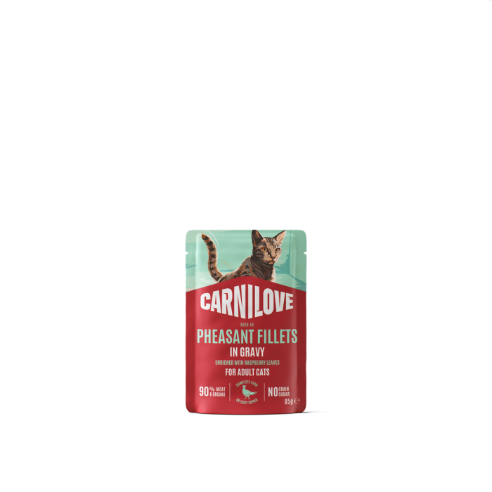 Carnilove Gravy Pheasant with Raspberry Leaves вологий корм для котів (фазан, індичка) 85 г