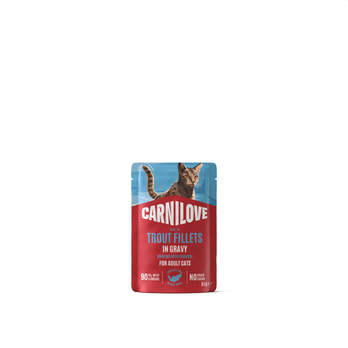 Carnilove Gravy Trout with Echinacea вологий корм для котів (форель, індичка) 85 г