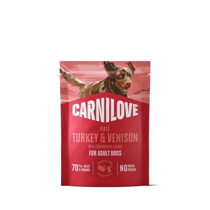 Carnilove Turkey & Venison with Strawberry Leaves вологий корм для собак (індичка, оленина) 300 г