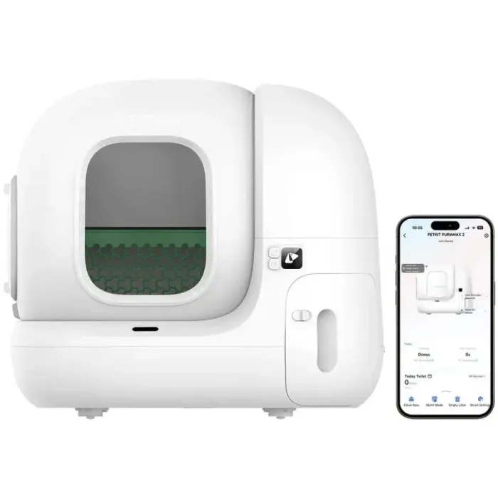 Petkit Pura Max 2 Self-Cleaning автоматичний туалет для котів, 76 л, білий