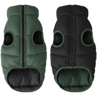 WAUDOG Re-clothes курточка для собак двостороння, розмір XS22, смарагдово-чорна
