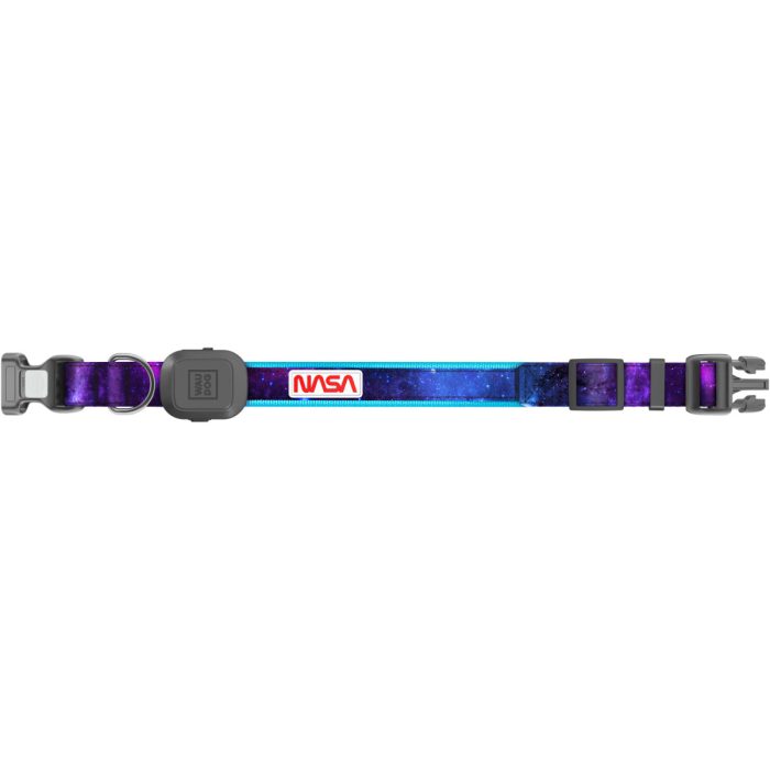 WAUDOG LED ошейник для собак с подсветкой, размер S-M (25 мм х 31-45 см), NASA21