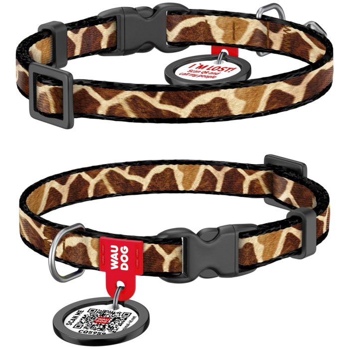WAUDOG Nylon нашийник для котів та дрібних собак з QR паспортом, розмір XS, 10 мм х 20-30 см