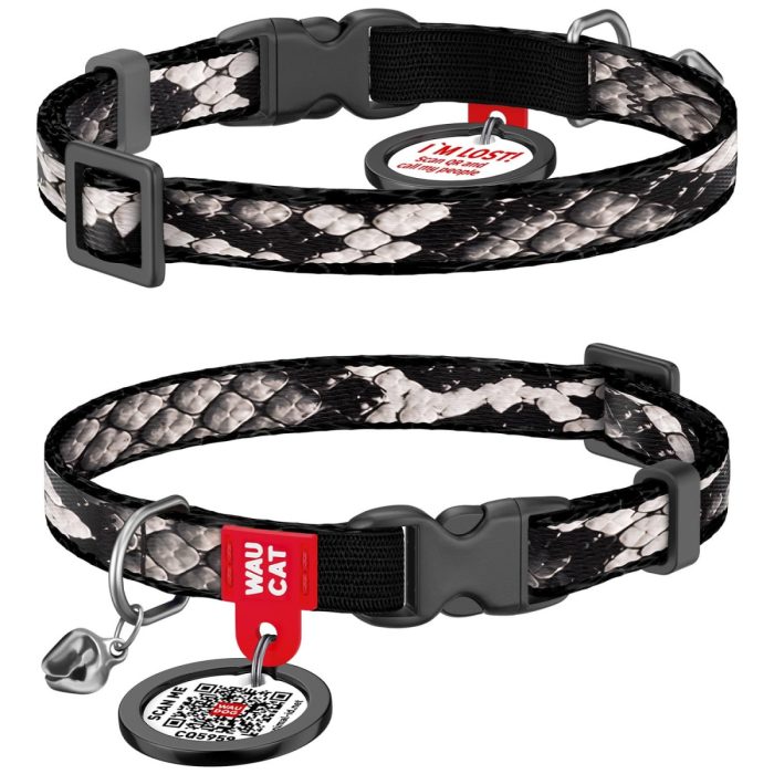 WAUDOG Nylon нашийник для котів з QR паспортом, розмір XS, 10 мм х 20-30 см