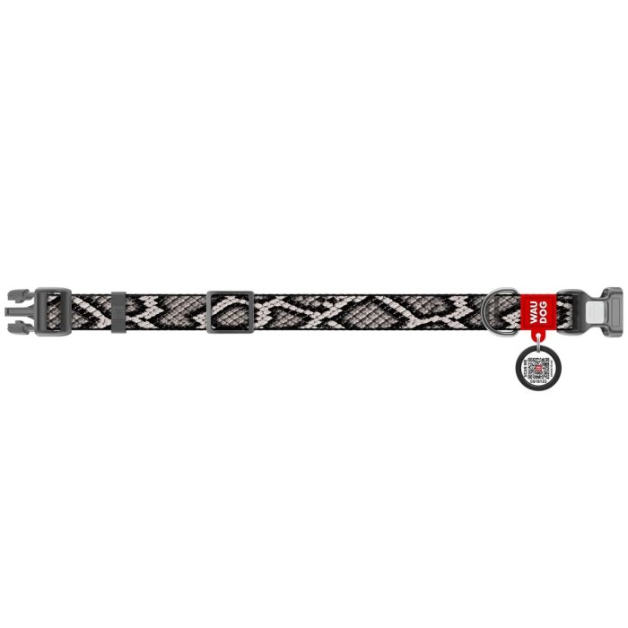 WAUDOG Nylon ошейник для собак с QR паспортом, размер S, 15 мм х 25-35 см
