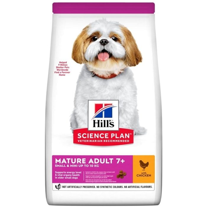 Hills Science Plan Canine Mature Adult 7+ Small & Mini Chicken Сухой корм (курица) 3 кг