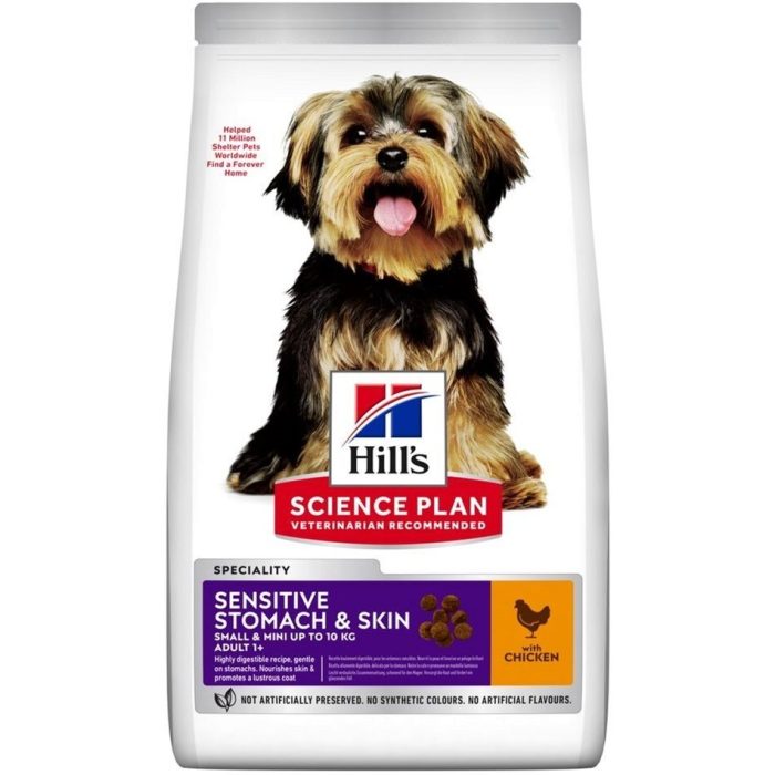 Hills Science Plan Canine Adult Sensitive Stomach & Skin Small & Mini Chicken Сухой корм (курица) 6 кг