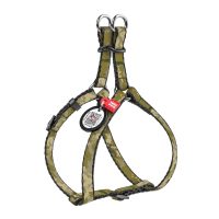 WAUDOG Nylon шлея для котів, розмір XS (10 мм, 30-40 см), малюнок "Мілітарі"