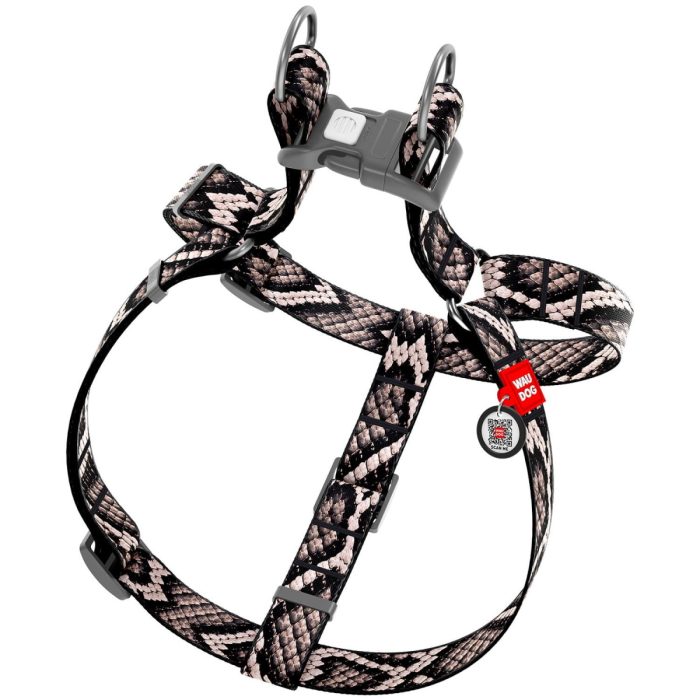 WAUDOG Nylon шлея для собак з QR паспортом, розмір S, 15 мм