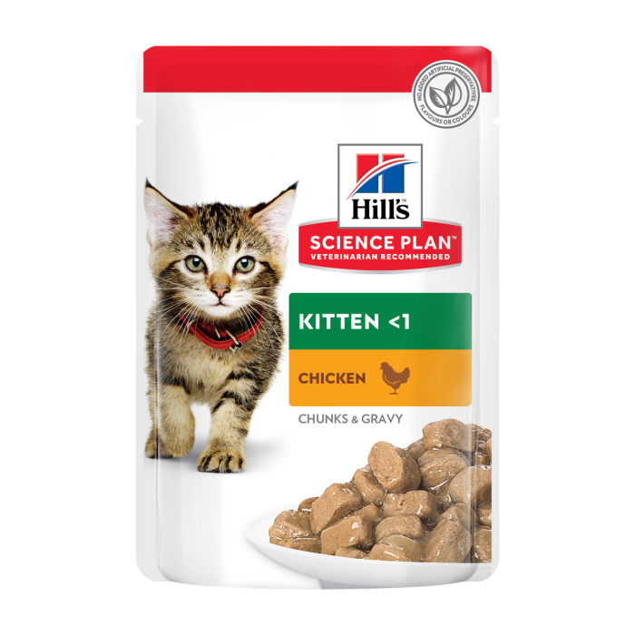 Hills Science Plan Feline Kitten Chicken Pouch Консерва | Влажный корм (курица) 85 г