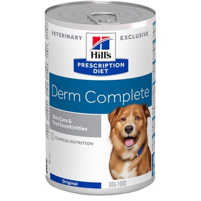 Hills Prescription Diet Canine DermComplete Egg & Rice Can Консерва | Влажный корм (яйцо) 370 г