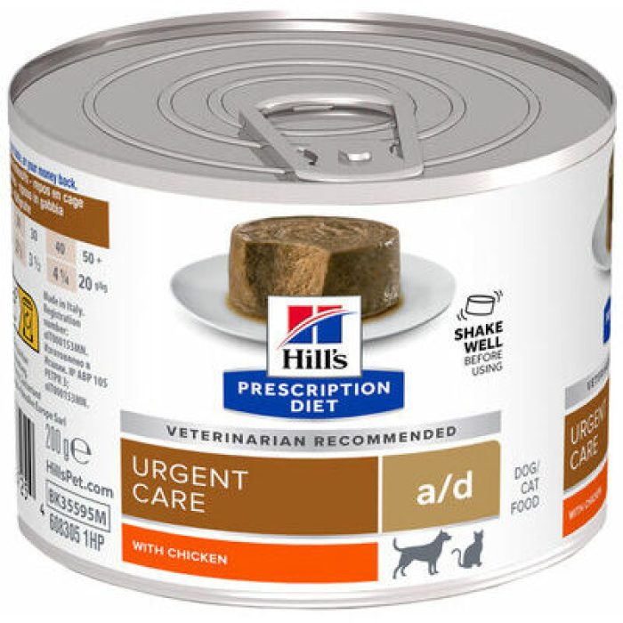 Hills Prescription Diet a/d Urgent Care Chicken Can Консерва | Влажный корм (курица) 200 г