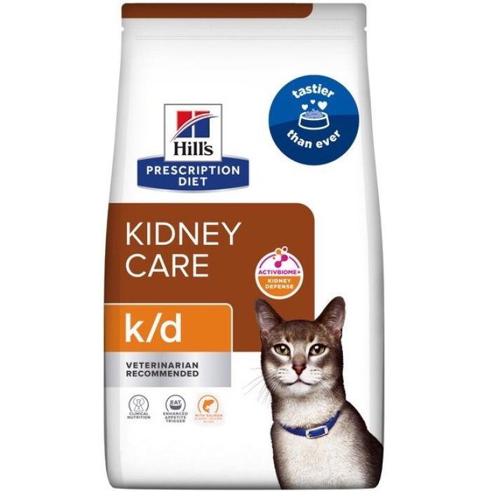 Hills Prescription Diet Feline K/D Salmon Сухой корм (лосось) 0,4 кг
