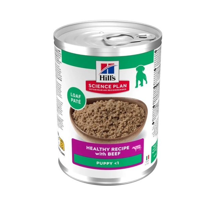 Hills Science Plan Canine Puppy Beef Can Консерва | Влажный корм (говядина) 370 г