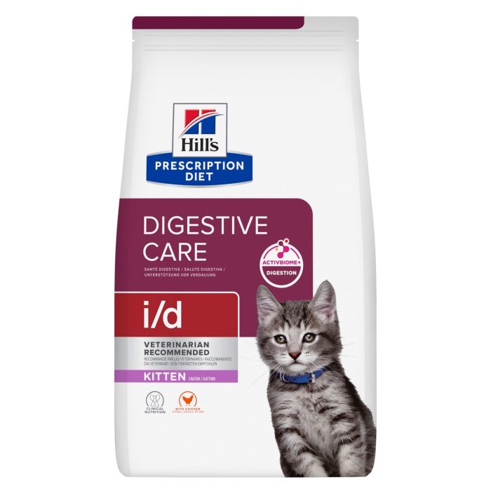Hills Prescription Diet Kitten I/D Gastrointestinal Сухой корм (курица) 1,5 кг