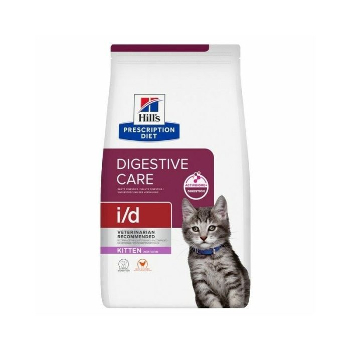 Hills Prescription Diet Kitten I/D Gastrointestinal Сухой корм (курица) 0,4 кг