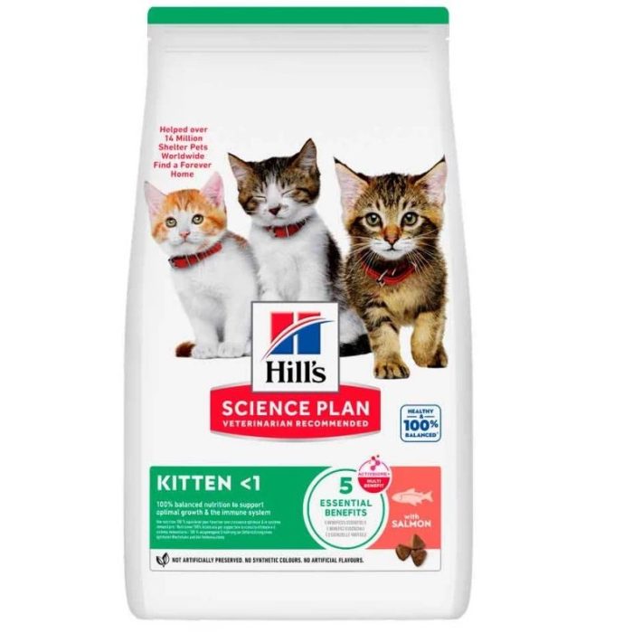Hills Science Plan Feline Kitten Salmon Сухой корм (лосось) 1,5 кг