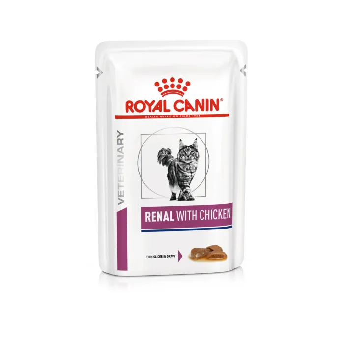 Royal Canin RENAL FELINE CHICKEN влажный корм для кошек (птица) 0.085 кг