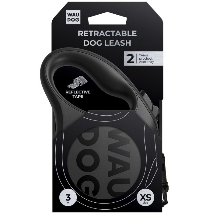 WAUDOG R-leash Monochrome Поводок-рулетка для собак, размер XS (до 12 кг, 3 м)