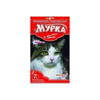 Мурка КРАФТ червоний (2.5-5 мм) минеральный впитывающий наполнитель с ароматом лаванды, 5 кг