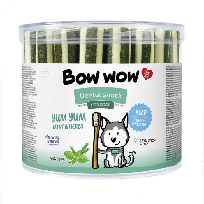 Bow wow Dental з м ятою ласощі для собак (яловичина) 35 шт.