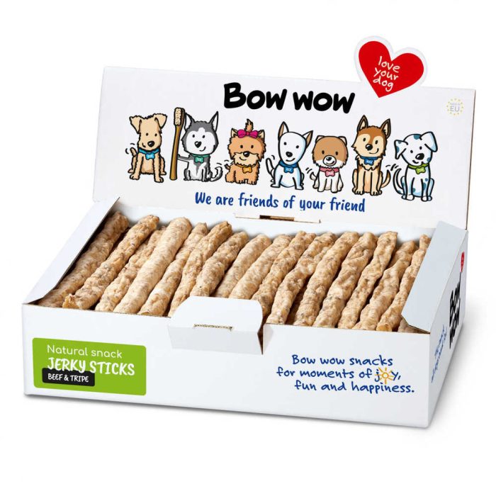 Bow wow Natural Sticks Tripe лакомство для собак (рубец) 50 шт.