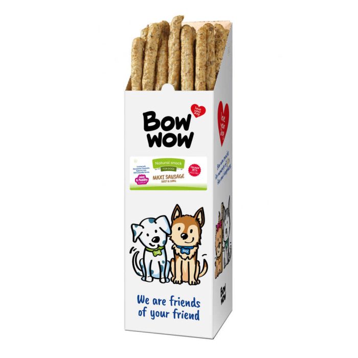 Bow wow Natural Sausages with Lungs лакомство для собак (говядина) 175 г